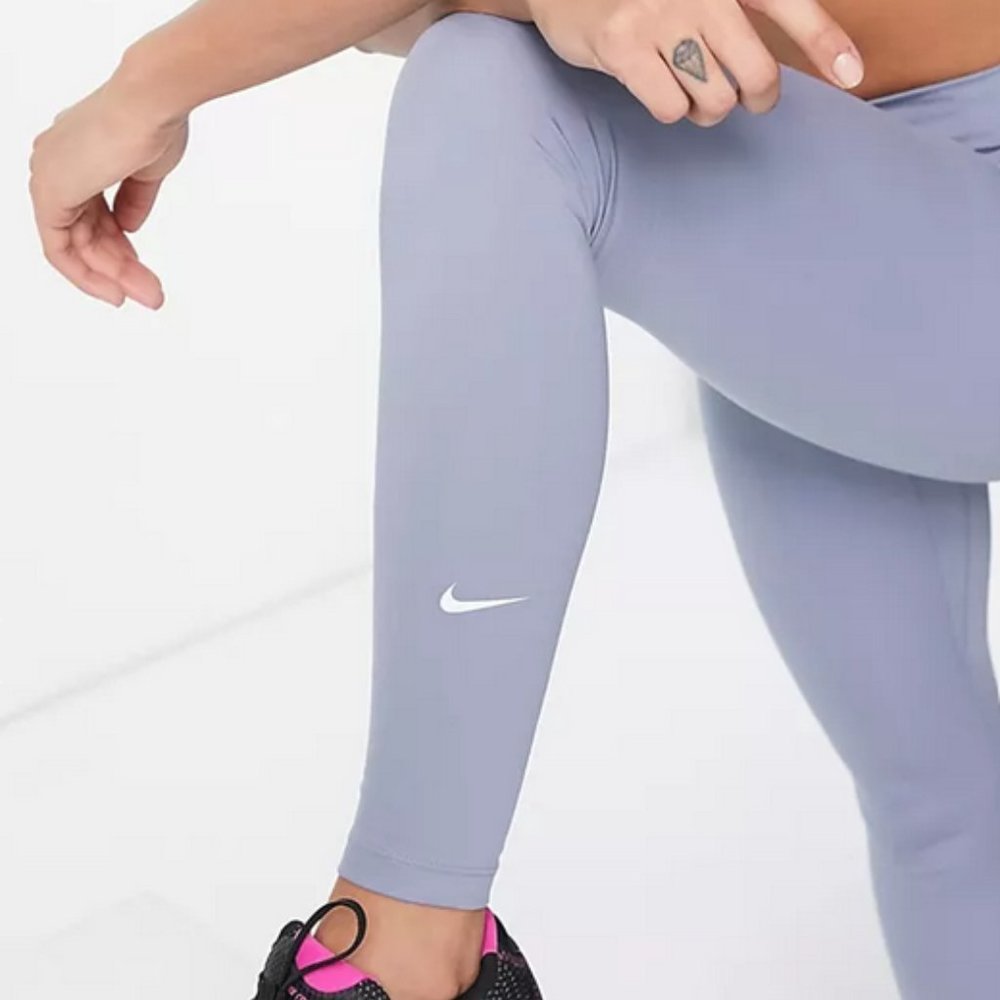 Wmns Nike One Leggings- Dusty Blue